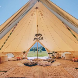 6m canvas bell tent