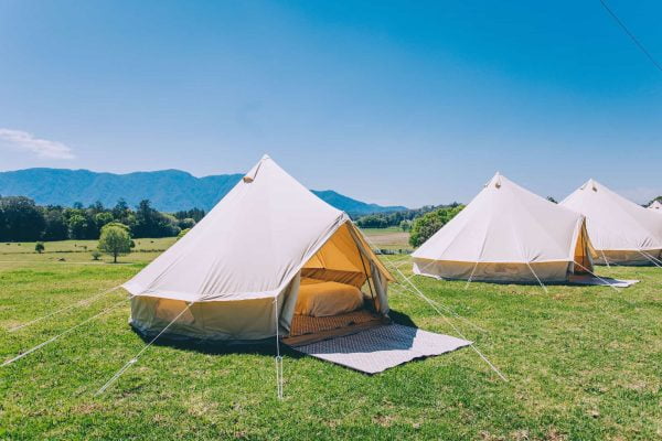Premium canvas bell tents